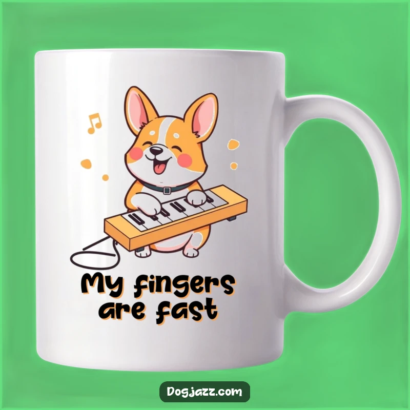 Funny Corgi Keyboard Warrior Mug: The Perfect Humorous Gift for Coders