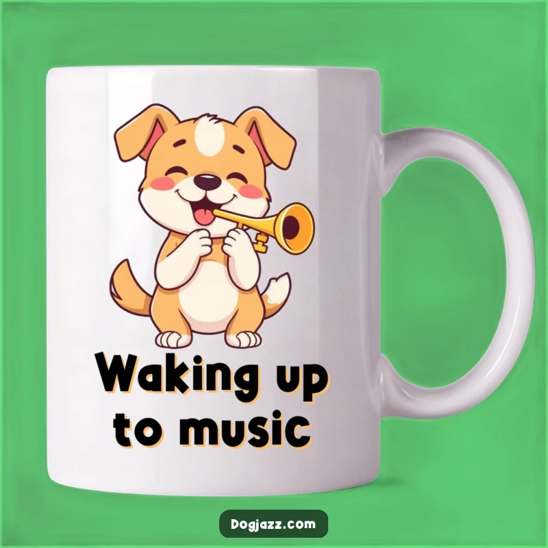 Funny Trumpet Dog Mug: A Hilarious Gift for Music Lovers and Dog Owners