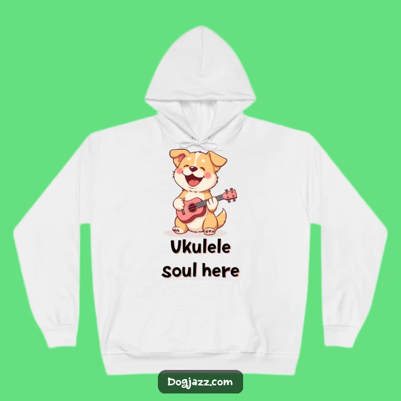 Cozy Ukulele Dog Hoodie; Wrap Yourself In Musical Joy This Funny Gift