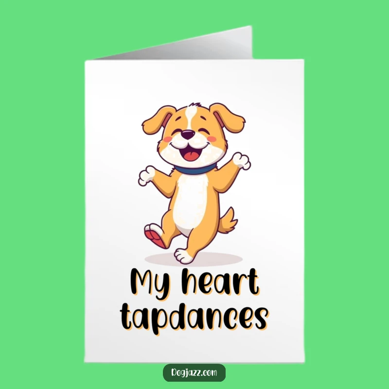 Free Printable Thank You Card: Tap Dancing Dog, Grateful Moves, Thank You Downloadable Gift