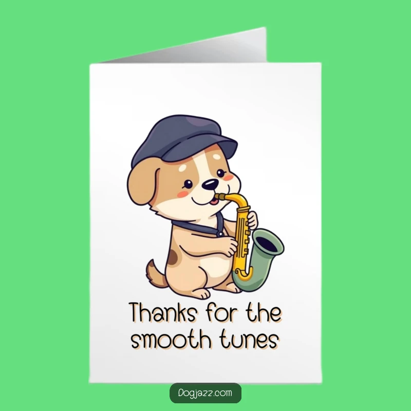 Free Printable Dog Thank You Card: Bluesy Gratitude Downloadable Gift