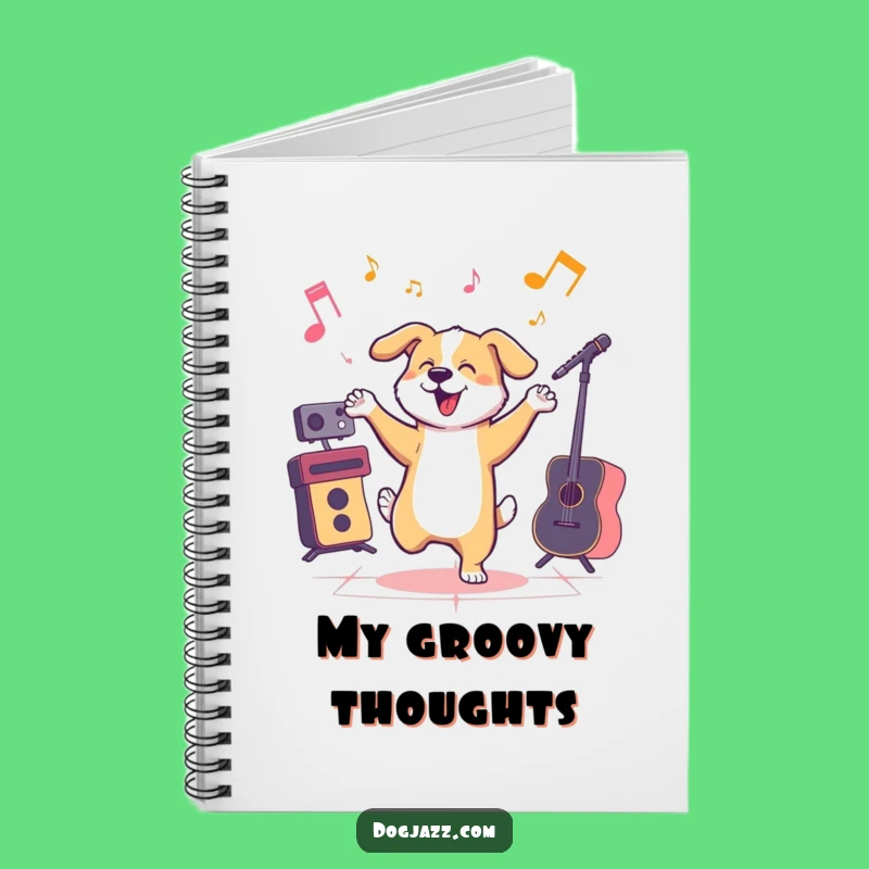 Funny Jazzy Dog Notebook - Hilarious Journal for Musical Ideas