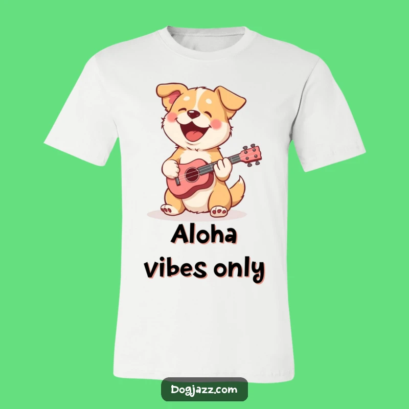 Funny Ukulele Dog T-Shirt; Wear Your Happy Tune With This Adorable Gift