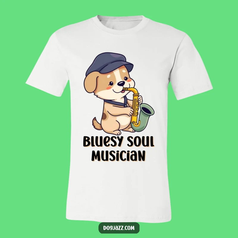 Funny Dog Saxophone T-Shirt: Cool Canine Musician, a Snazzy Funny Gift