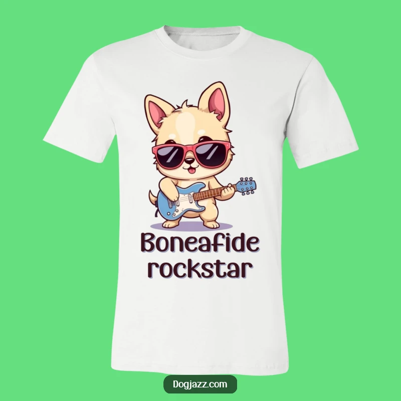 Funny Rocker Dog T-Shirt - Unleash Your Inner Rockstar Pup!