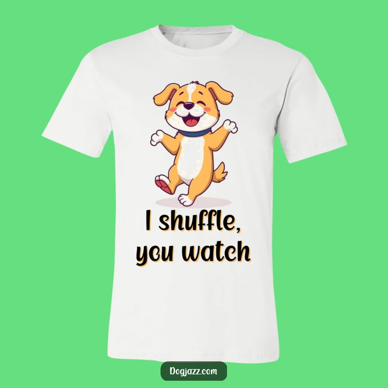 Funny Dog Tap Dancer T-Shirt: Unleash Your Rhythm with This Energetic Canine Tee