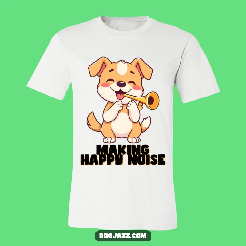 Funny Trumpet Dog T-Shirt: Wear Your Love for Music and Mutts
