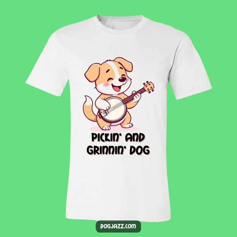 Funny Banjo Dog T-Shirt - Hilarious Outfit for Music Lovers and Dog Enthusiasts