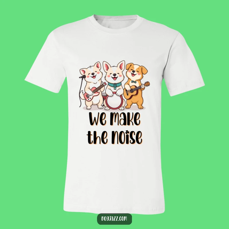 Funny Dog Jam Session T-Shirt: Wear the Joy of This Hilarious Canine Band!